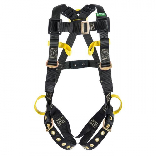 MSA 10162694, Workman Arc Flash Vest-Style Harness, BACK & SIDE WEB Loop, Tongue Buckle leg straps,